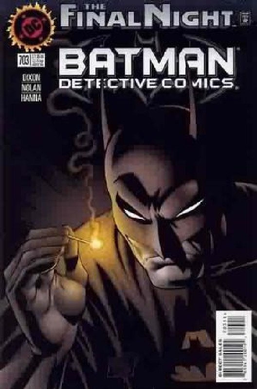 Cover of Detective Comics #703. One of 250,000 Vintage American Comics on sale from Krypton!