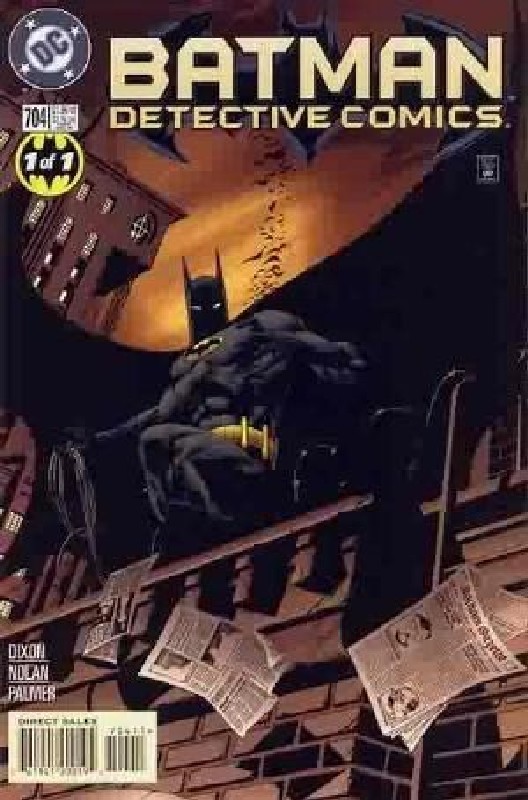 Cover of Detective Comics #704. One of 250,000 Vintage American Comics on sale from Krypton!
