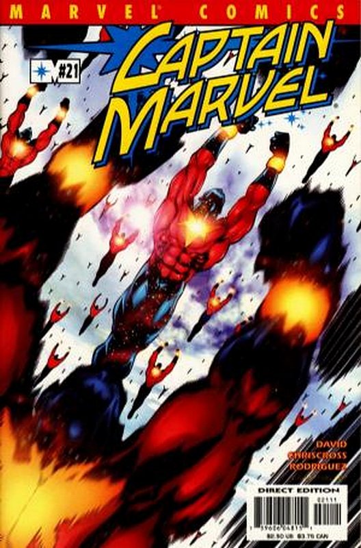 Cover of Captain Marvel (Vol 3) #21. One of 250,000 Vintage American Comics on sale from Krypton!