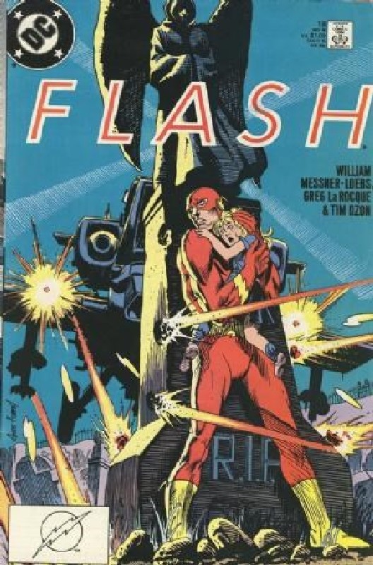 Cover of Flash (Vol 2) #18. One of 250,000 Vintage American Comics on sale from Krypton!