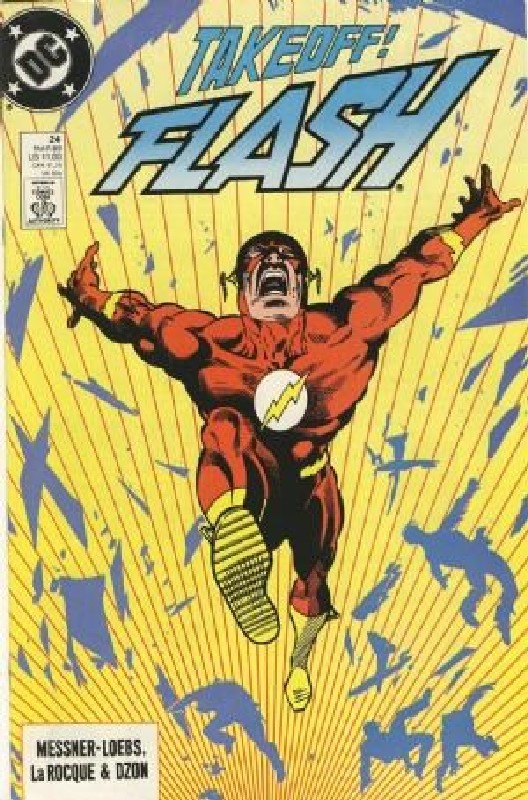 Cover of Flash (Vol 2) #24. One of 250,000 Vintage American Comics on sale from Krypton!