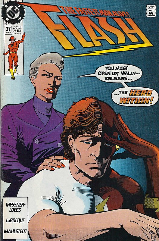 Cover of Flash (Vol 2) #37. One of 250,000 Vintage American Comics on sale from Krypton!