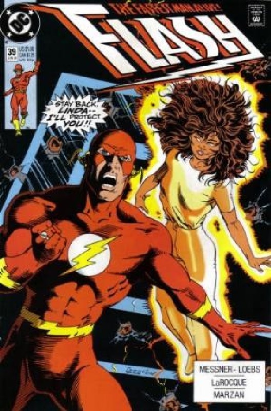 Cover of Flash (Vol 2) #39. One of 250,000 Vintage American Comics on sale from Krypton!