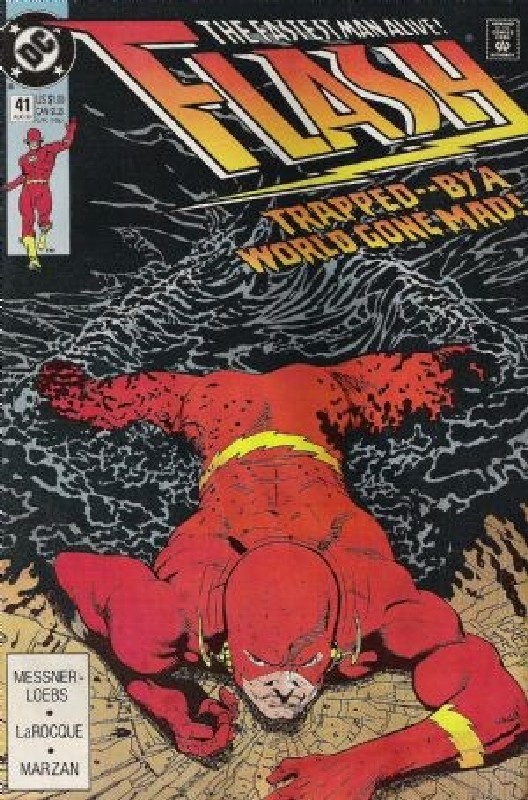 Cover of Flash (Vol 2) #41. One of 250,000 Vintage American Comics on sale from Krypton!