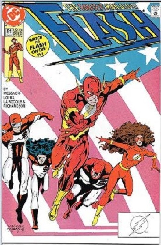 Cover of Flash (Vol 2) #51. One of 250,000 Vintage American Comics on sale from Krypton!