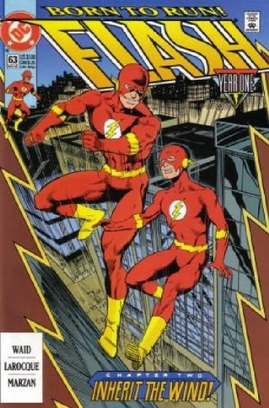 Cover of Flash (Vol 2) #63. One of 250,000 Vintage American Comics on sale from Krypton!