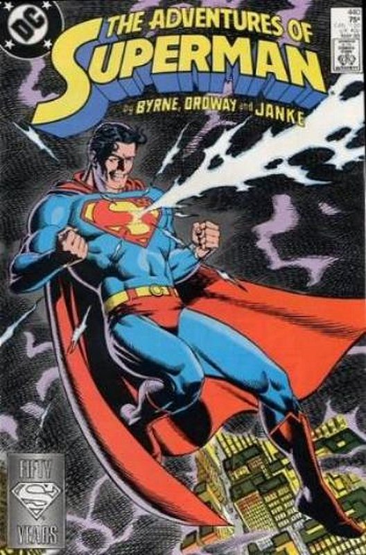 Cover of Adventures of Superman (Vol 1) #440. One of 250,000 Vintage American Comics on sale from Krypton!