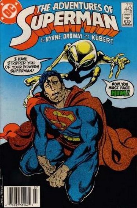 Cover of Adventures of Superman (Vol 1) #442. One of 250,000 Vintage American Comics on sale from Krypton!