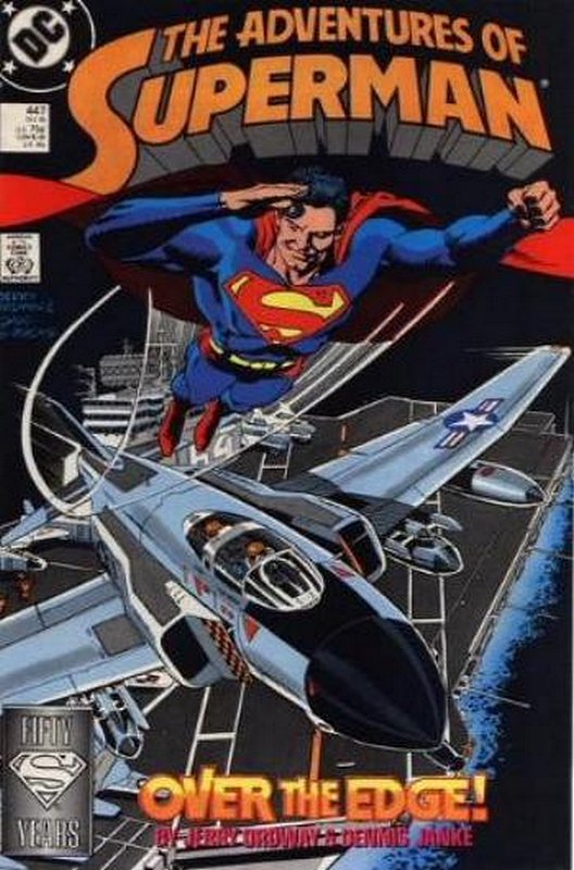 Cover of Adventures of Superman (Vol 1) #447. One of 250,000 Vintage American Comics on sale from Krypton!