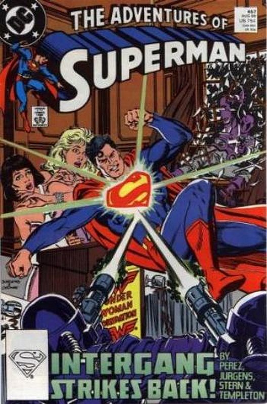 Cover of Adventures of Superman (Vol 1) #457. One of 250,000 Vintage American Comics on sale from Krypton!