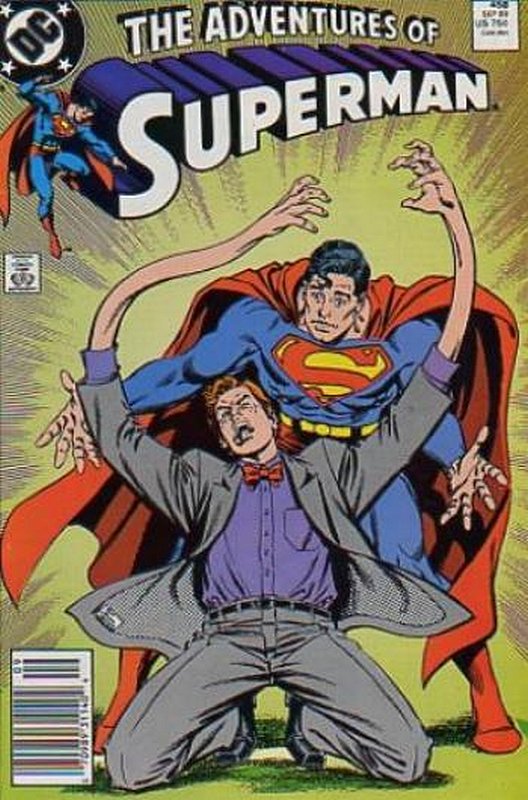 Cover of Adventures of Superman (Vol 1) #458. One of 250,000 Vintage American Comics on sale from Krypton!