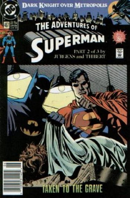 Cover of Adventures of Superman (Vol 1) #467. One of 250,000 Vintage American Comics on sale from Krypton!