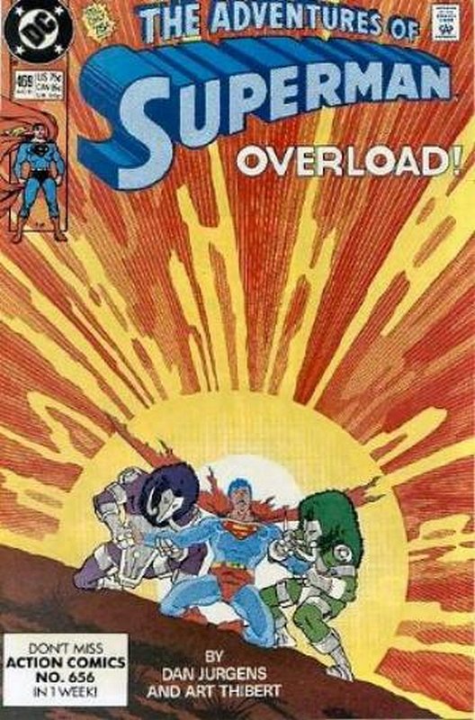 Cover of Adventures of Superman (Vol 1) #469. One of 250,000 Vintage American Comics on sale from Krypton!