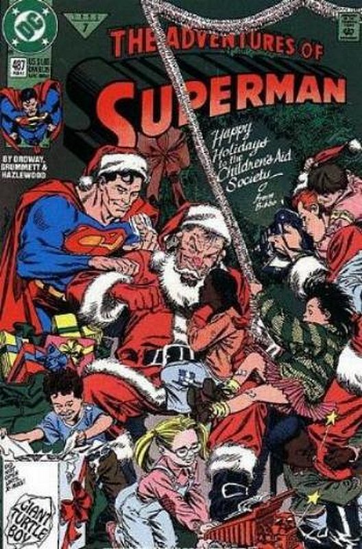 Cover of Adventures of Superman (Vol 1) #487. One of 250,000 Vintage American Comics on sale from Krypton!