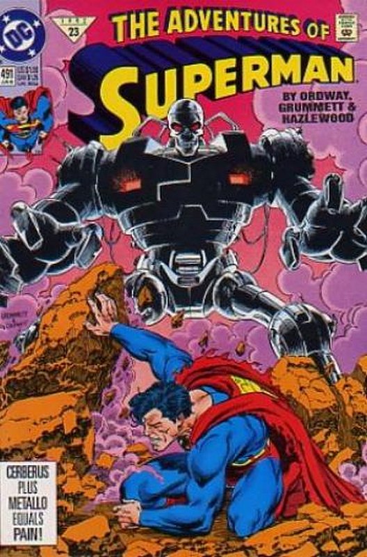 Cover of Adventures of Superman (Vol 1) #491. One of 250,000 Vintage American Comics on sale from Krypton!