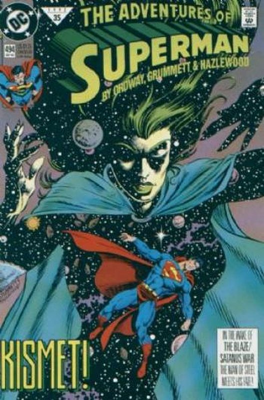 Cover of Adventures of Superman (Vol 1) #494. One of 250,000 Vintage American Comics on sale from Krypton!
