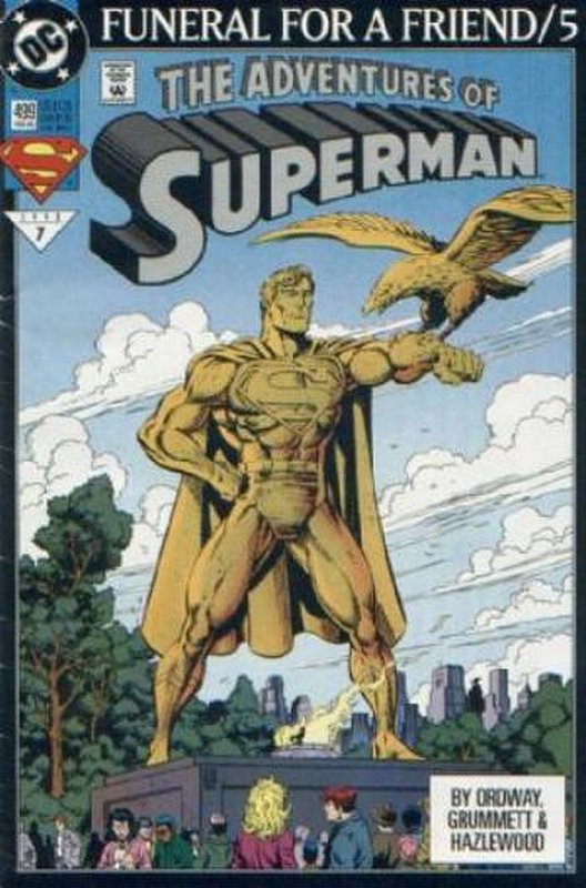 Cover of Adventures of Superman (Vol 1) #499. One of 250,000 Vintage American Comics on sale from Krypton!