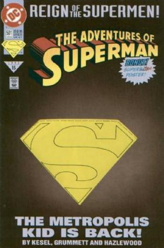 Cover of Adventures of Superman (Vol 1) #501. One of 250,000 Vintage American Comics on sale from Krypton!