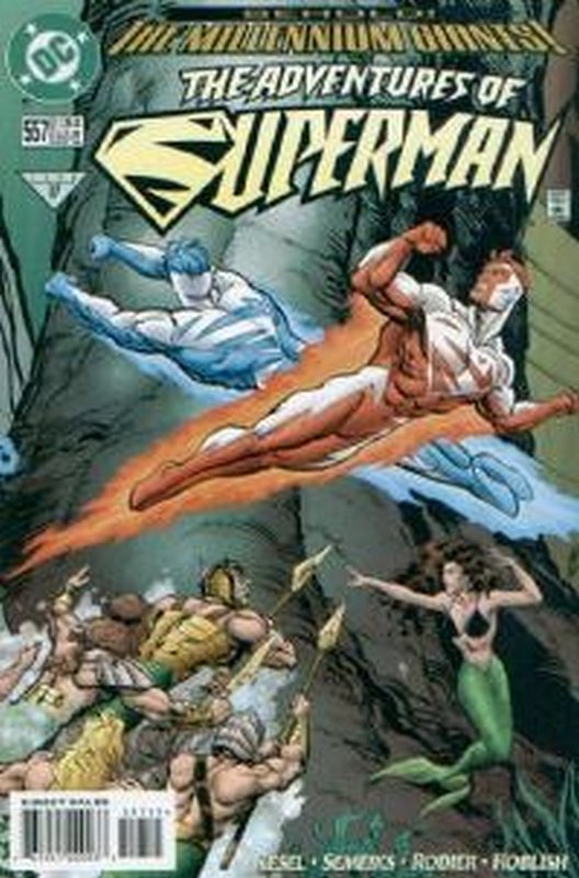 Cover of Adventures of Superman (Vol 1) #557. One of 250,000 Vintage American Comics on sale from Krypton!