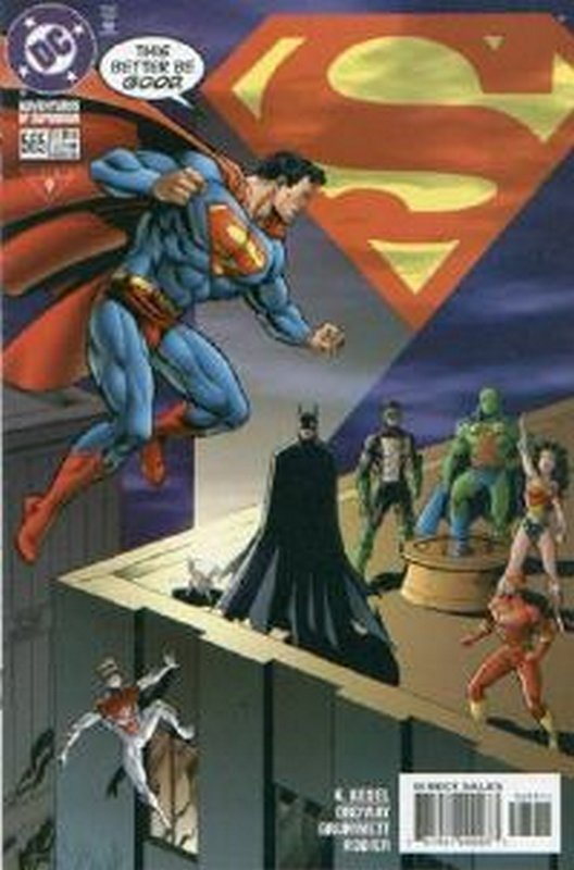 Cover of Adventures of Superman (Vol 1) #565. One of 250,000 Vintage American Comics on sale from Krypton!