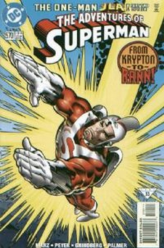 Cover of Adventures of Superman (Vol 1) #570. One of 250,000 Vintage American Comics on sale from Krypton!
