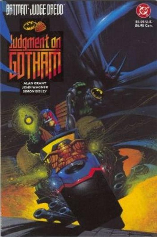 Cover of Batman/Judge Dredd: Judgement on Gotham #1. One of 250,000 Vintage American Comics on sale from Krypton!