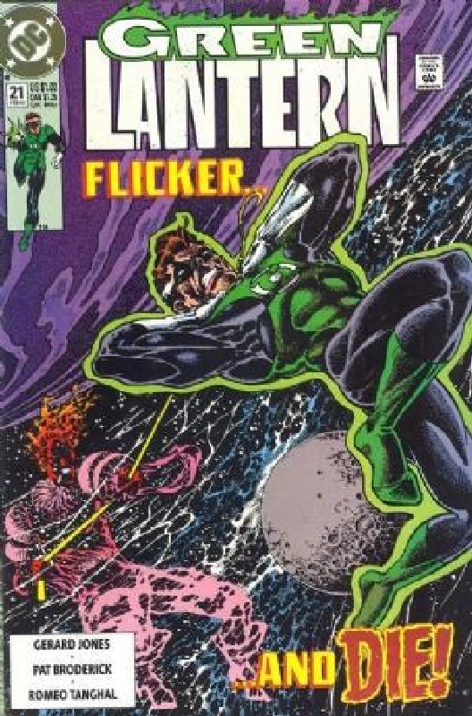 Cover of Green Lantern (Vol 3) #21. One of 250,000 Vintage American Comics on sale from Krypton!