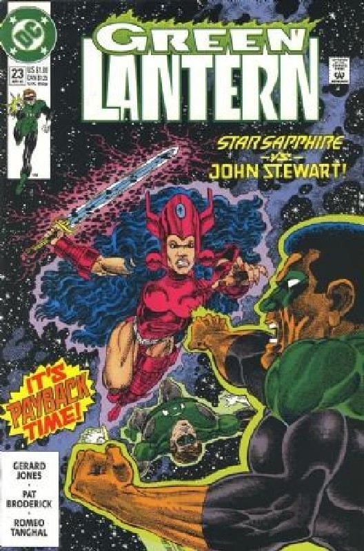 Cover of Green Lantern (Vol 3) #23. One of 250,000 Vintage American Comics on sale from Krypton!