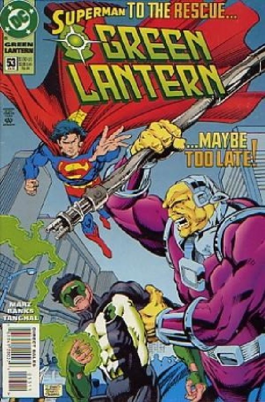 Cover of Green Lantern (Vol 3) #53. One of 250,000 Vintage American Comics on sale from Krypton!