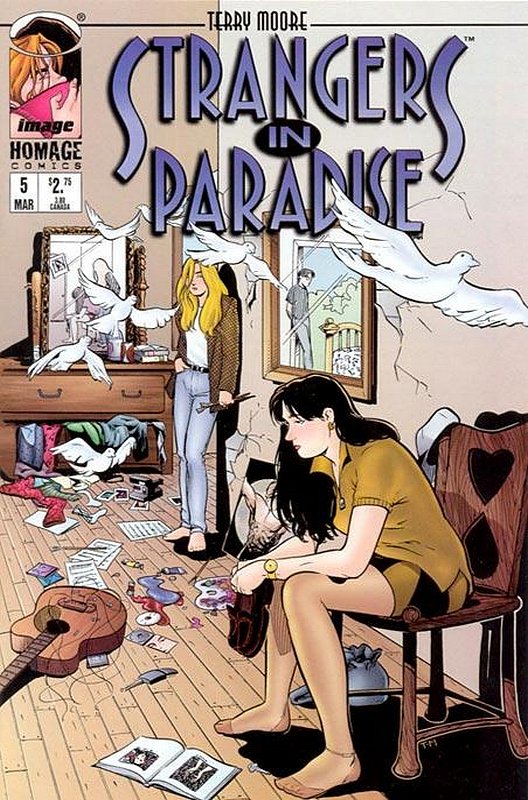 Cover of Strangers in Paradise (Vol 3) #5. One of 250,000 Vintage American Comics on sale from Krypton!
