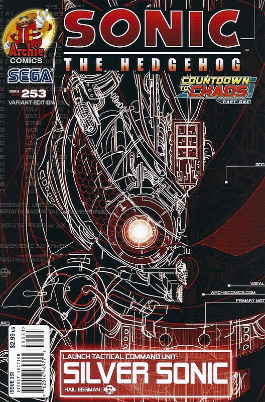 Cover of Sonic the Hedgehog #253. One of 250,000 Vintage American Comics on sale from Krypton!