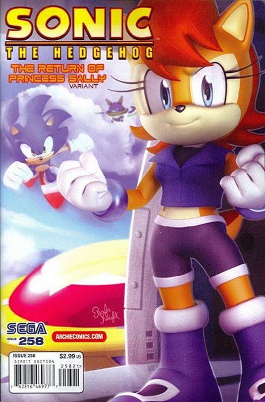 Cover of Sonic the Hedgehog #258. One of 250,000 Vintage American Comics on sale from Krypton!