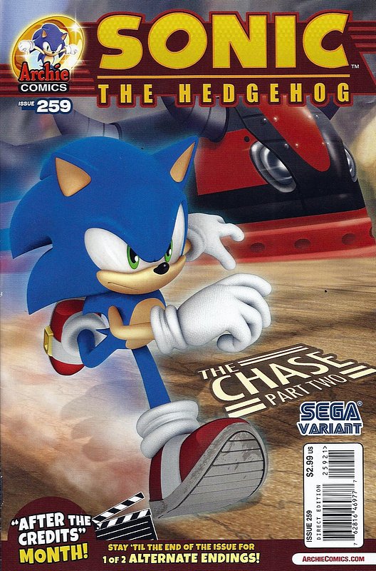 Cover of Sonic the Hedgehog #259. One of 250,000 Vintage American Comics on sale from Krypton!