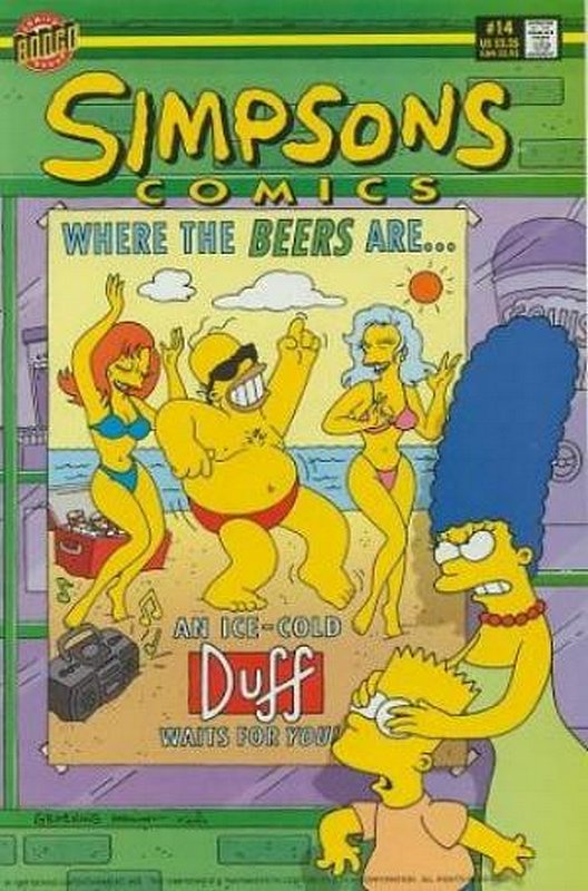 Cover of Simpsons Comics #14. One of 250,000 Vintage American Comics on sale from Krypton!