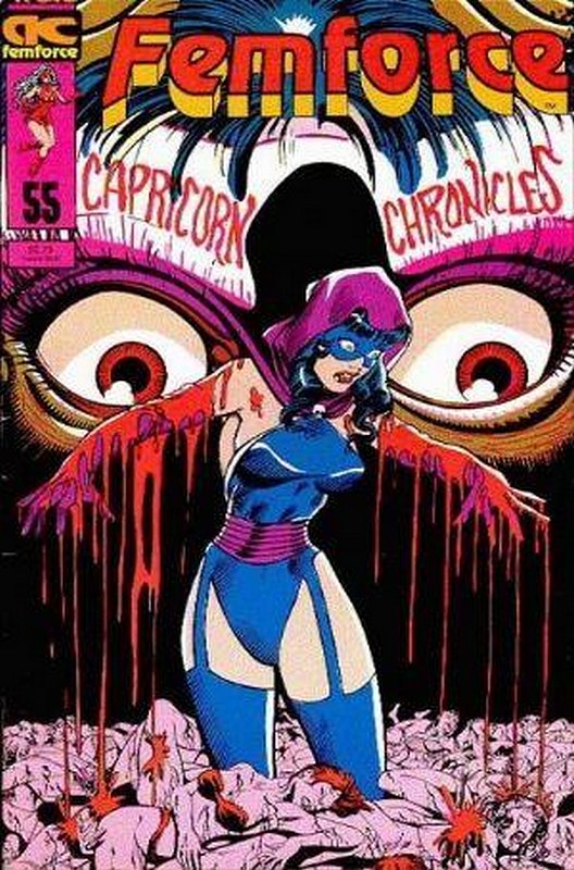 Cover of Femforce (Vol 1) #55. One of 250,000 Vintage American Comics on sale from Krypton!