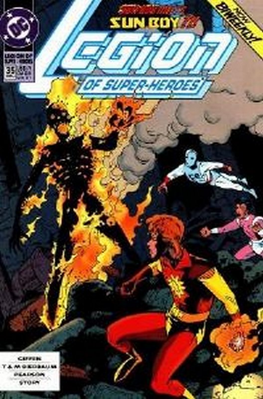 Cover of Legion of Super-Heroes (Vol 3) #35. One of 250,000 Vintage American Comics on sale from Krypton!