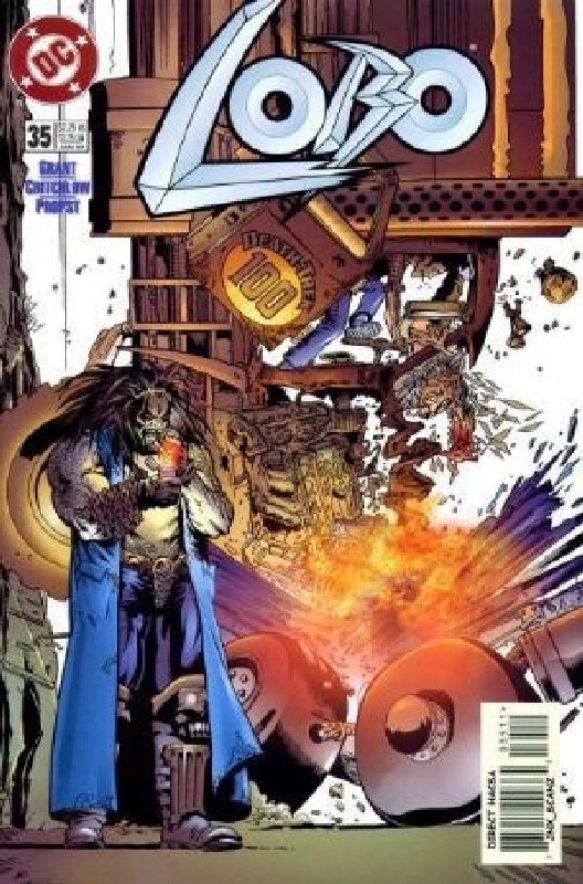 Cover of Lobo (Vol 1) #35. One of 250,000 Vintage American Comics on sale from Krypton!