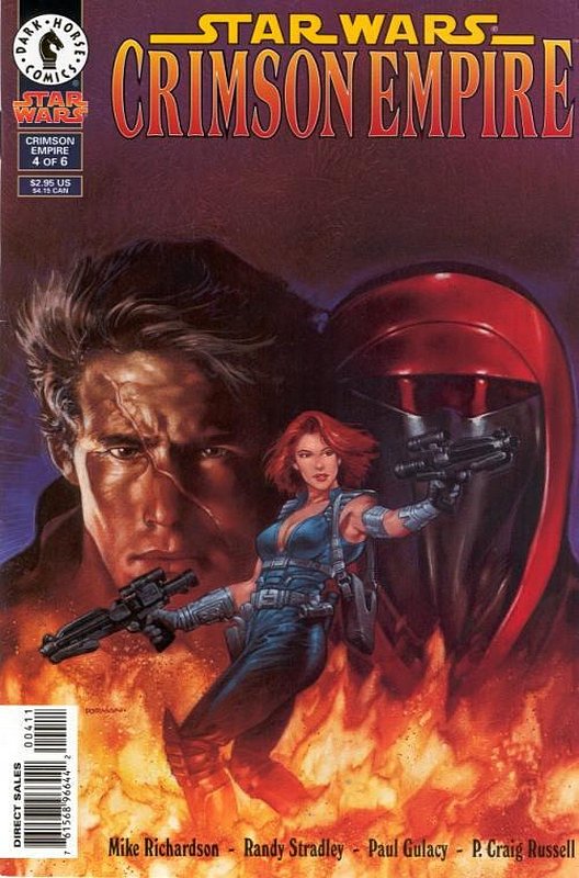 Cover of Star Wars: Crimson Empire #4. One of 250,000 Vintage American Comics on sale from Krypton!