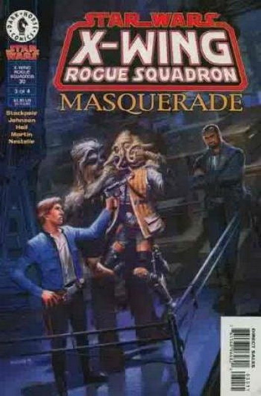 Cover of Star Wars: X-W Squadron-Masquerade #3. One of 250,000 Vintage American Comics on sale from Krypton!