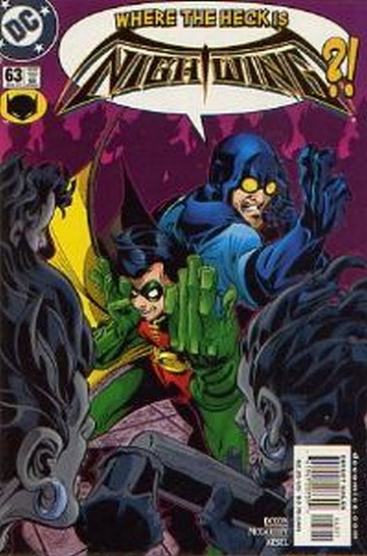 Cover of Nightwing (Vol 1) #63. One of 250,000 Vintage American Comics on sale from Krypton!