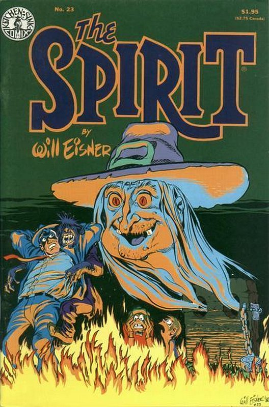 Cover of Spirit (Kitchen Sink) (Vol 1) #23. One of 250,000 Vintage American Comics on sale from Krypton!