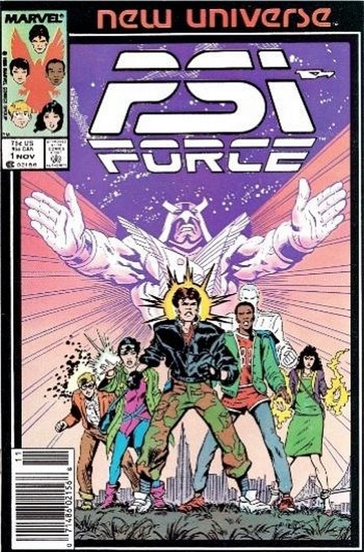 Cover of PSI Force (Vol 1) #1. One of 250,000 Vintage American Comics on sale from Krypton!