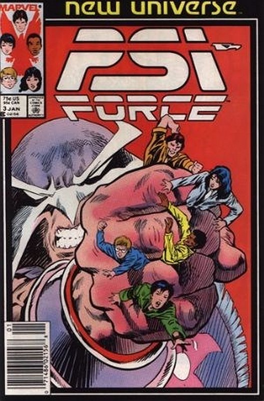 Cover of PSI Force (Vol 1) #3. One of 250,000 Vintage American Comics on sale from Krypton!