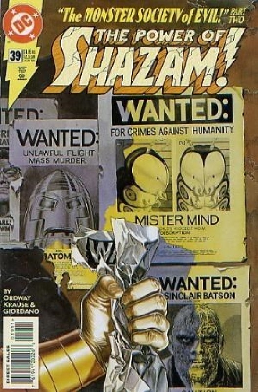 Cover of Power of Shazam (Vol 1) #39. One of 250,000 Vintage American Comics on sale from Krypton!