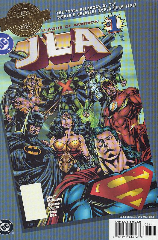 Cover of JLA Millennium Edition #1 #1. One of 250,000 Vintage American Comics on sale from Krypton!