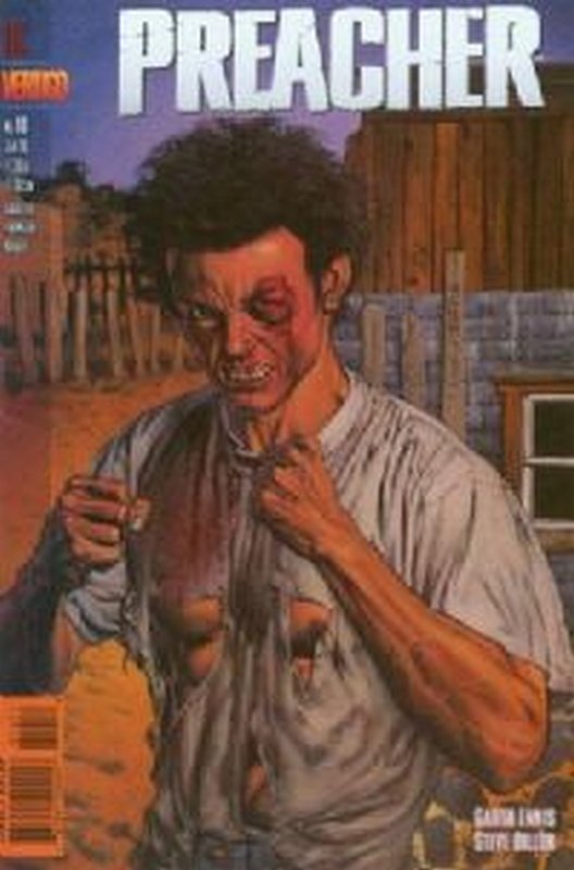 Cover of Preacher #10. One of 250,000 Vintage American Comics on sale from Krypton!