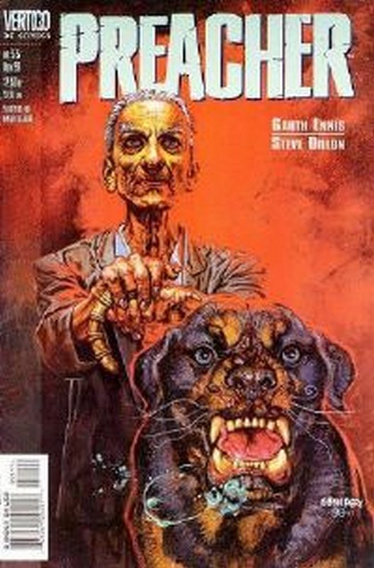 Cover of Preacher #55. One of 250,000 Vintage American Comics on sale from Krypton!