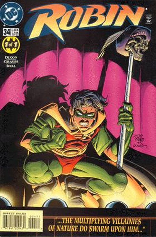 Cover of Robin (Vol 1) #34. One of 250,000 Vintage American Comics on sale from Krypton!
