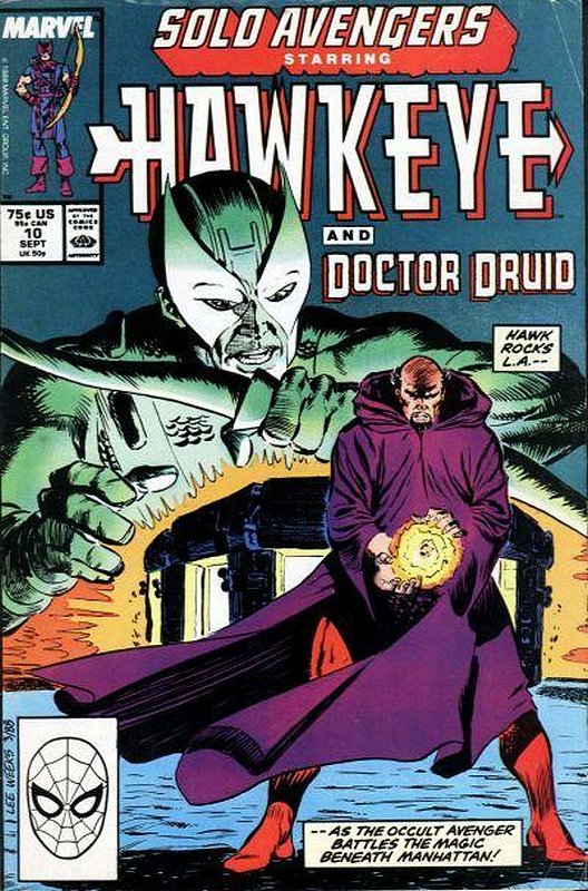 Cover of Solo Avengers (Vol 1) #10. One of 250,000 Vintage American Comics on sale from Krypton!