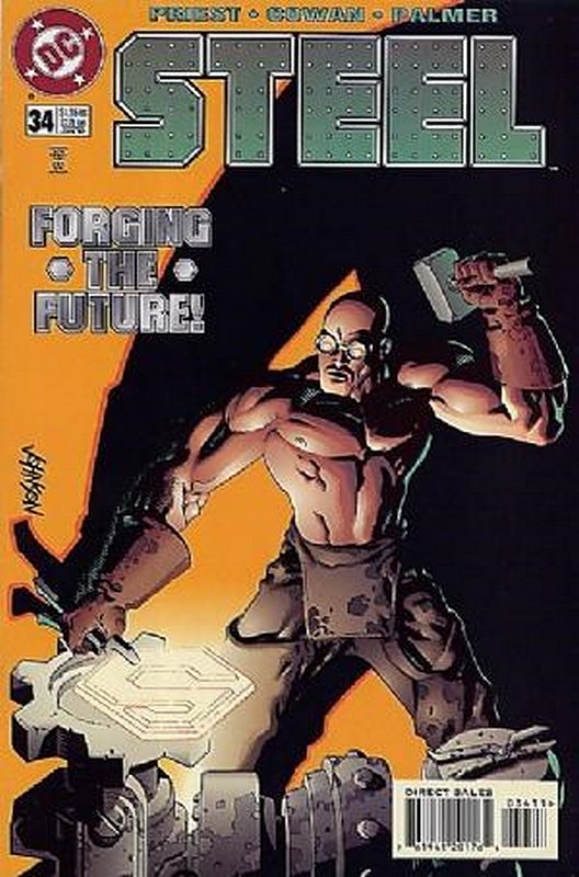 Cover of Steel (Vol 2) #34. One of 250,000 Vintage American Comics on sale from Krypton!
